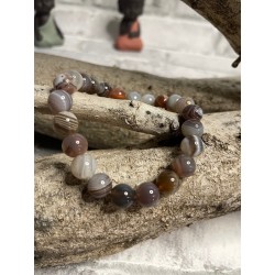 Bracelet Agate Botswana 8...