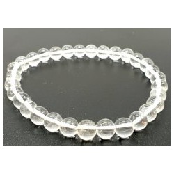 Bracelet Cristal de Roche 6 mm