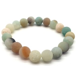 Bracelet Amazonite mix 10mm