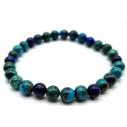 Bracelet Azurite 6 mm,...