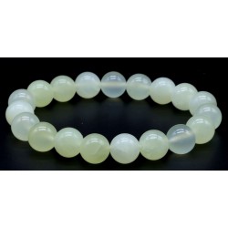 Bracelet Jade vert 10 mm