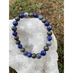 Bracelet "Abondance"- lapis...