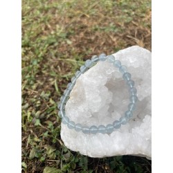 Bracelet Fluorite bleue 6mm