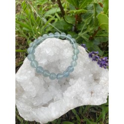 Bracelet Fluorite bleue 8mm