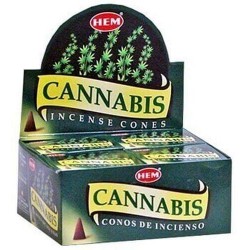 Encens HEM Cannabis cônes