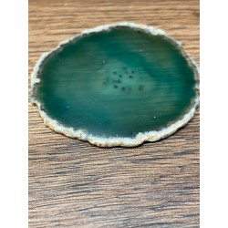 Tranche Agate verte- Taille...