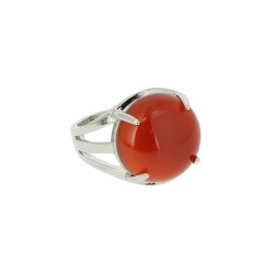 Bague cornaline, cabochon...