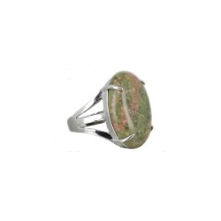 Bague Unakite 25x18 mm