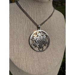 Pendentif métatron argenté...