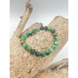 bracelet en variscite, perles en pierres naturelles