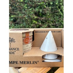 Coffret lampe Merlin Blanc...