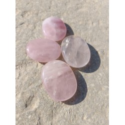 Galet Quartz Rose , qualité A. Origine Namibie