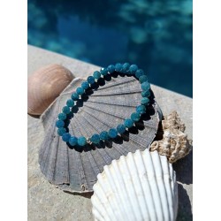 Bracelet en Apatite- Perles...