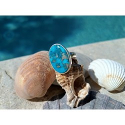 Bague Turquoise d'Arizona-...