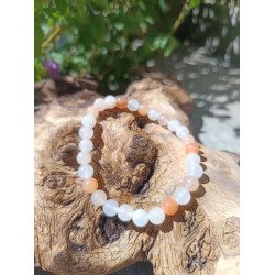 Bracelet en Calcite Orange...