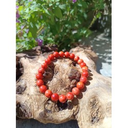 Bracelet en Corail teinté...