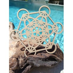 Socle en bois Cube de...