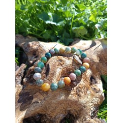 Bracelet Jaspe Héliotrope 8...