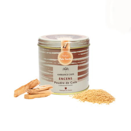 Encens Naturel Poudre de Cade Parfum Palo Santo - Purification & Méditation