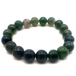 Bracelet Agate Mousse 10mm