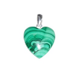 Pendentif Malachite Coeur