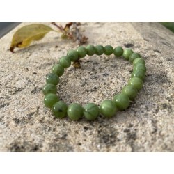 Bracelet Jade Néphrite 8 mm