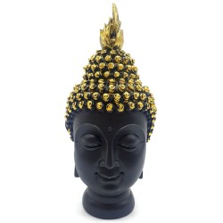 Statue Bouddha Résine Noir-...